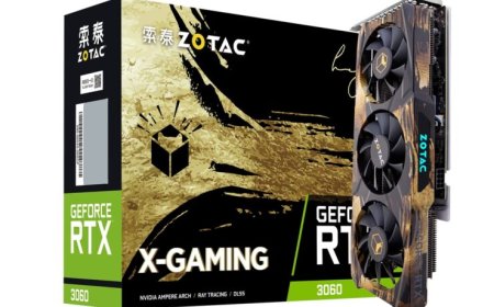 ZOTAC GeForce RTX 3060 X-GAMING GOC GPU Created for Chinese Retailer T-Mall