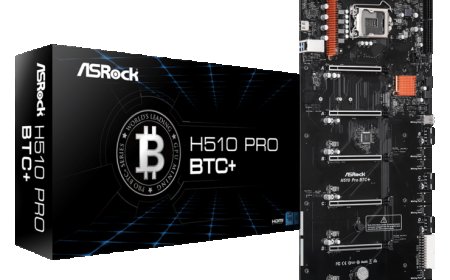 ASRock Unveils The H510 Pro BTC+ Cryptocurrency Mining Motherboard, 6 Slots For Only $279.99