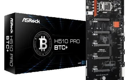 ASRock Unveils The H510 Pro BTC+ Cryptocurrency Mining Motherboard, 6 Slots For Only $279.99