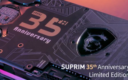 MSI Provides First Look At Its GeForce RTX 30 SUPRIM 35th Anniversary Limited Edition Graphics Card
