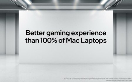Intel Provides Better Gaming Experience Than 100% Of Apple Mac Laptops