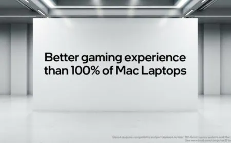 Intel Provides Better Gaming Experience Than 100% Of Apple Mac Laptops