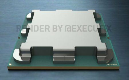 AMD Zen 4 ‘Raphael’ Ryzen Desktop AM5 CPU Package Mockup Pictured, Chonky IHS & Square Shaped LGA 1718 Chip