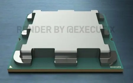 AMD Zen 4 ‘Raphael’ Ryzen Desktop AM5 CPU Package Mockup Pictured, Chonky IHS & Square Shaped LGA 1718 Chip