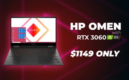 HP Omen 15 Gaming Laptop With An NVIDIA GeForce RTX 3060 Only Costs $1149