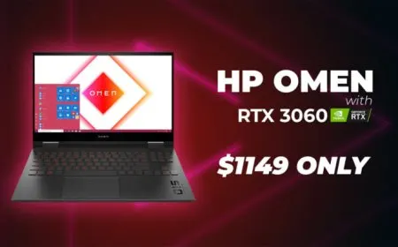 HP Omen 15 Gaming Laptop With An NVIDIA GeForce RTX 3060 Only Costs $1149