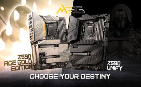 MSI Announces The MSI MEG Z590 ACE Gold Edition And The MEG Z590 Unify, Gold Edition Features Real 24K Gold On The Heatsink