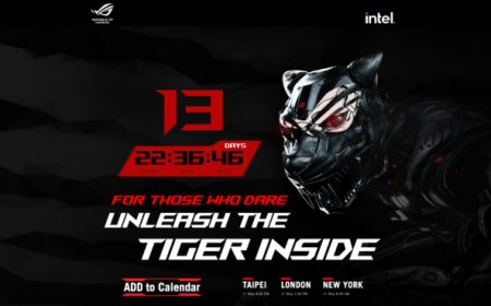 Intel 11th Gen Tiger Lake-H Laptops From ASUS Will Be Unveiled On May 11th In Special ROG Event