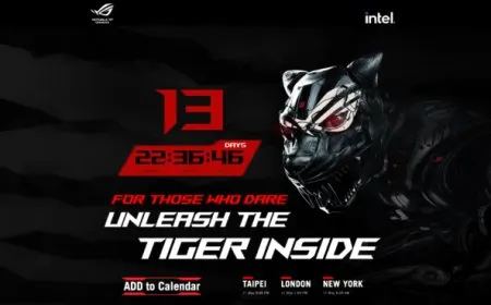 Intel 11th Gen Tiger Lake-H Laptops From ASUS Will Be Unveiled On May 11th In Special ROG Event