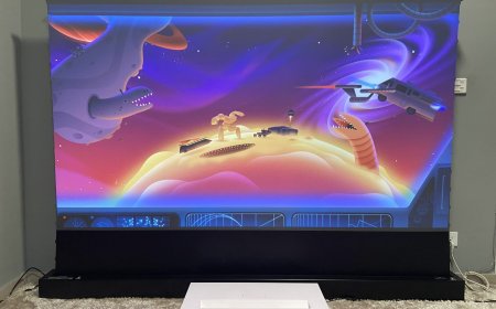Vividstorm 100-inch Motorized UST ALR Screen Review Ft. LG 4k Laser UST
