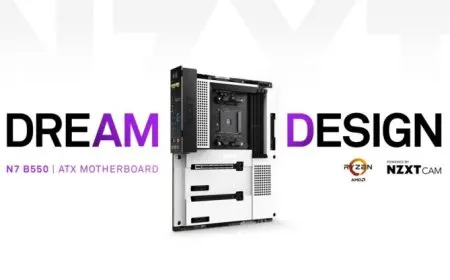 NZXT Intros Its First AMD Motherboard, The N7 B550, Featuring a Clean & Minimalistic Design For $229 US