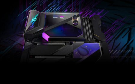 Gigabyte Unveils The Z590 AORUS XTREME WATERFORCE, Features An LED Temperature Read Out On The Monoblock