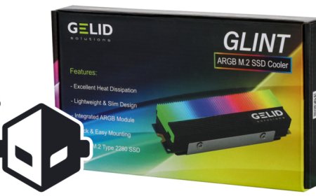 GELID Announces the Glint ARGB M.2 SSD Cooler