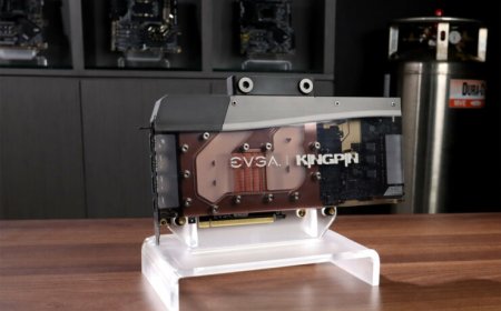 EVGA GeForce RTX 3090 KINGPIN Hydro Copper Graphics Card Pictured, Single-Slot Design With 23 Phase PCB & Beautiful Aesthetics