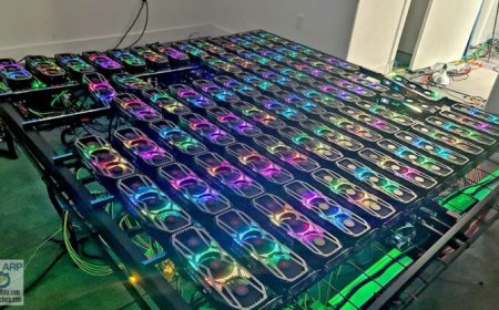 RGB-LIT Bitcoin Mining Rig With 78 GeForce RTX 3080 Graphics Cards Comes Operational, Earns 20 Grand USD A Month