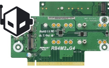 ASRock Rack Announces A PCIe 4.0 Conversion Card Called RB4M2_G4