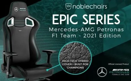 Noblechairs Announces the EPIC Mercedes-AMG Petronas F1 Team