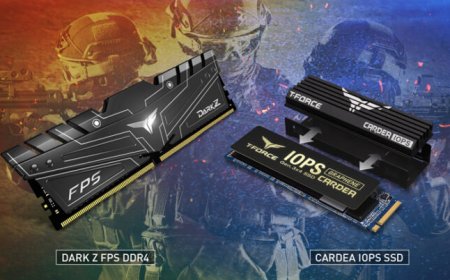 TEAMGROUP Releases The T-FORCE DARK Z FPS Gaming Memory And The CARDEA IOPS PCIe SSD – SSD Uses Aluminum Fin and Graphene Heat Sink Technology