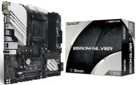 BIOSTAR Announces the B550m-Silver Motherboard