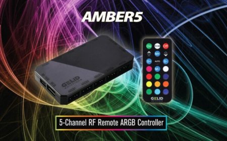 GELID Announces The AMBER5, A 5 Channel ARGB Controller