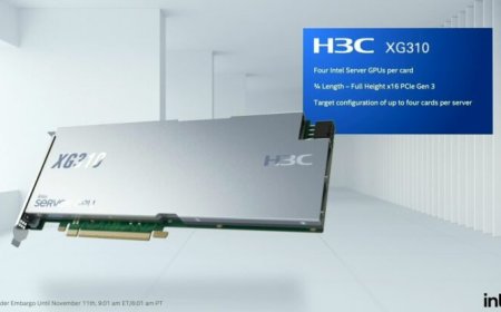 Intel Launches H3C XG310 Server Graphics Card With 4x GPUs And 32GB LPDDR4 VRAM