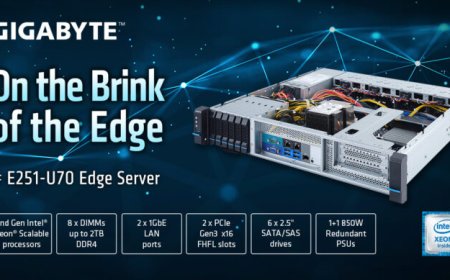 Gigabyte Announces The E251-U70 Server With Intel’s Cascade Lake-SP CPUs – Designed With The Purpose Of Powering Cutting Edge Computing Applications