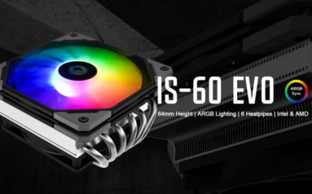 ID-COOLING Releases the IS-60 EVO ARGB Low-Profile CPU Cooler