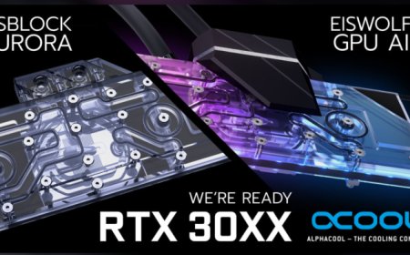Alphacool Is Ready For The GeForce RTX 30 Series With WaterBlocks
