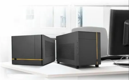 The Silverstone Sugo 14 PC case features a configurable front panel design.