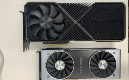 The NVIDIA GeForce RTX 3090 Founders Edition graphics card features a triple-slot cooling design.