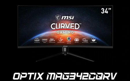 MSI Unveils Optix MAG342CQRV 34″ Gaming Monitor – Features A Curved Screen With 100Hz Refresh Rate & 1ms Response Time