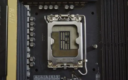 This diagram shows the Intel LGA 1851 socket layout for Meteor Lake and Arrow Lake desktop processors.