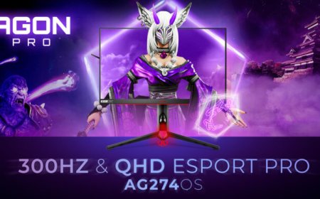 AOC Launches AGON PRO AG274QS: 27″ IPS Gaming Monitor With 300 Hz & QHD Resolution, Priced at £929.99