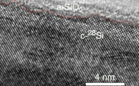 Ultrathin silicon-28 semiconductor layers are displayed for use in advanced computer processors.