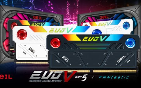 GeIL Unveils EVO V DDR5 Memory Kits: The Worlds First DDR5 Memory To Feature Dual-Fan Active Cooling Tech With RGB Illumination