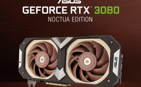 ASUS Intros GeForce RTX 3080 Noctua OC Edition Graphics Card: Quad-Slot Heatsink, Great Cooling Combined With Exceptional Acoustics