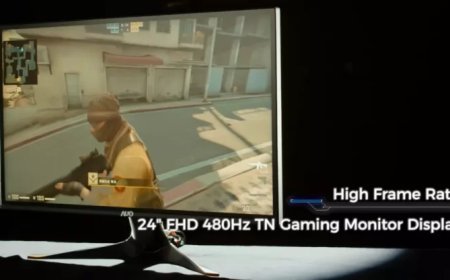 AUO Demos newest 480Hz refresh rate laptop & desktop displays