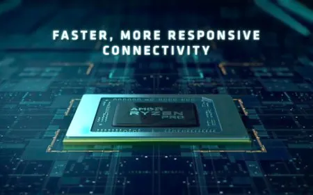 AMD Ryzen 6000 APU chip with VESA DisplayPort 2.0 UHBR certification badge
