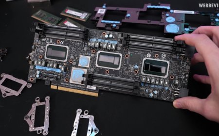 Intel Visual Compute Accelerator 2 dissected by Der8auer, features trio of Xeon CPUs