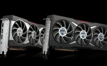 Leaked 3DMark benchmarks compare the AMD Radeon RX 6950 XT, RX 6750 XT, and RX 6650 XT against the NVIDIA RTX 3090 Ti.