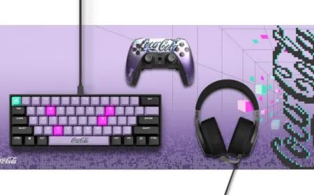 Custom SCUF gaming accessories featuring Coca-Cola branding for a limited-time partnership.