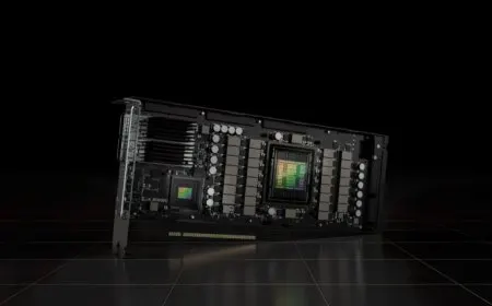 The NVIDIA H100 80 GB PCIe accelerator board features the Hopper GPU architecture.
