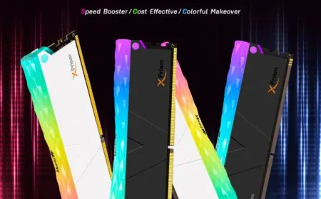 V-Color Manta XPrism RGB DDR5 gaming memory kit with 32 GB capacity and DDR5-6400 speed.