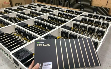 Hundreds of NVIDIA’s Workstation-Aimed Quadro RTX A4000 Cards Ending Up In Crypto Mining Rigs