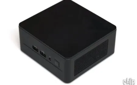 Leaked exterior view of the Intel Alder Lake Wall Street Canyon NUC compact desktop