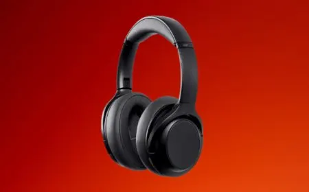 The Monoprice BT600 ANC headphones are displayed against a plain background.