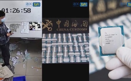 Chinese Individual Caught For Evading Customs By Carrying 160 Intel CPUs Attached To His Body