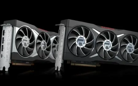 AMD Radeon RX 6950 XT, RX 6750 XT, and RX 6650 XT RDNA 2 refresh graphics cards in black reference design.