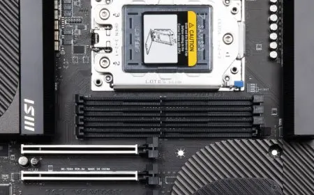 MSI WS WRX80 motherboard with Frozr heatsink design, 105A SPS, and CPU and memory OC support.