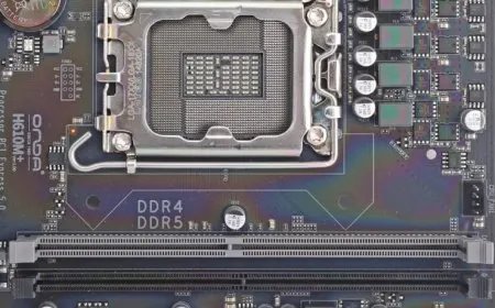 The ONDA H610M+ motherboard supports both single-DIMM DDR5 and DDR4 memory.
